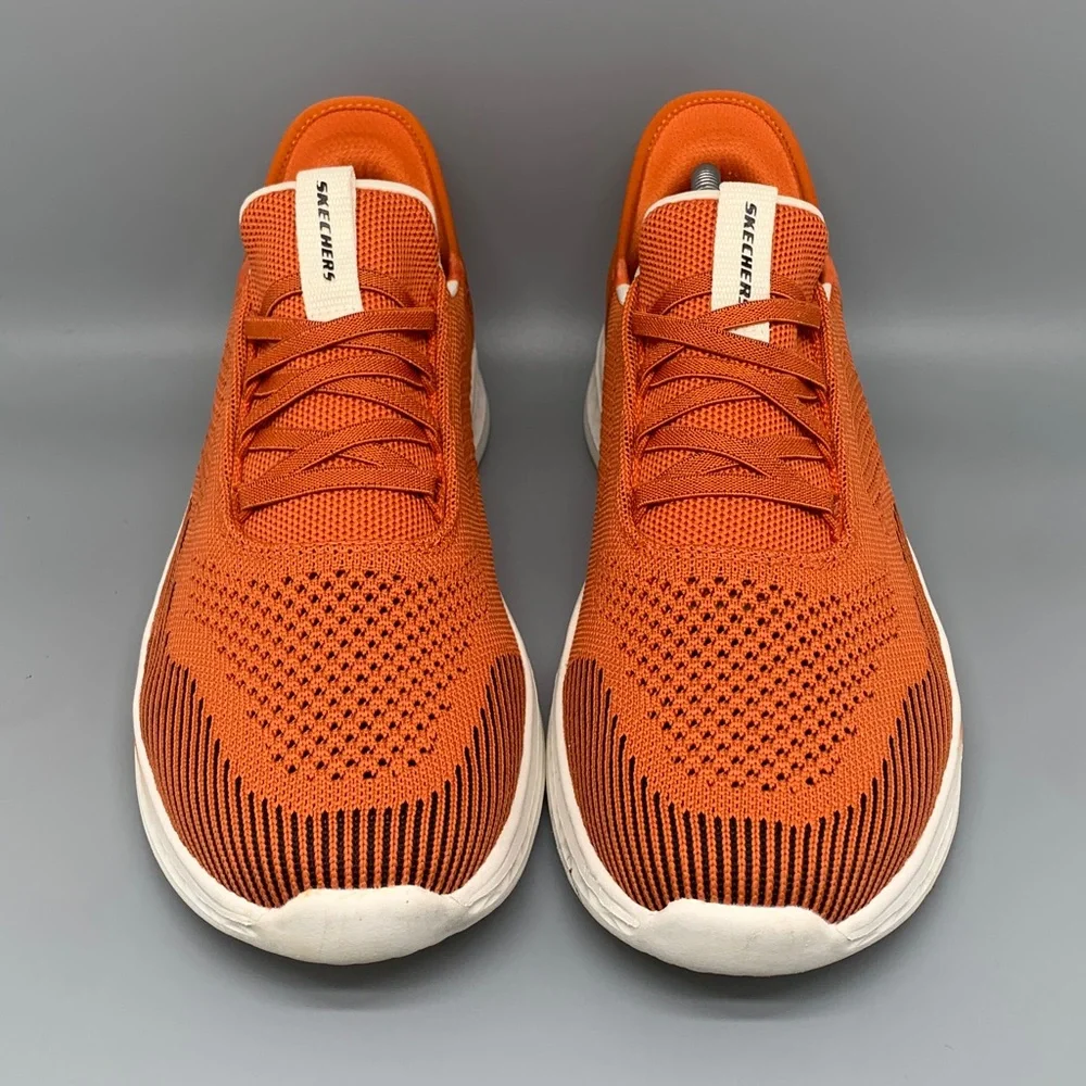 Skechers Slip-Ins Orange Walking Shoes‎ 210810 Men’s Sz 10.5